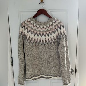 Wind River Fair isle Knit Sweater size medium